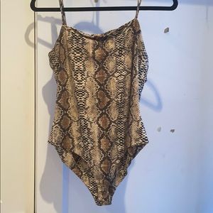 Princess polly snakeskin bodysuit